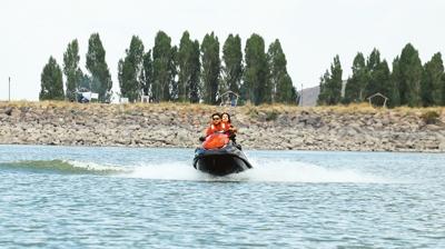 Erzurum'da jet ski heyecan