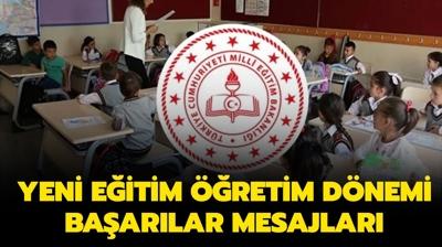 YENİ EĞİTİM ÖĞRETİM YILI BAŞARILAR MESAJLARI | 2024-2025 eğitim öğretim yılı başarılar ve tebrik mesajları...