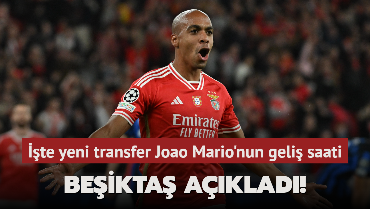 Beikta aklad! te yeni transfer Joao Mario'nun geli saati