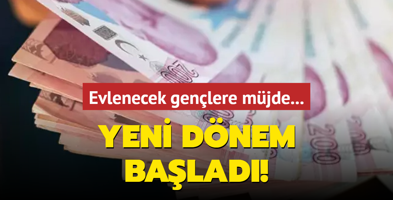 Evlenecek genlere mjde... Yeni dnem balad!