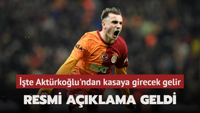 Resmi aklama geldi! te Kerem Aktrkolu'ndan kasaya girecek gelir