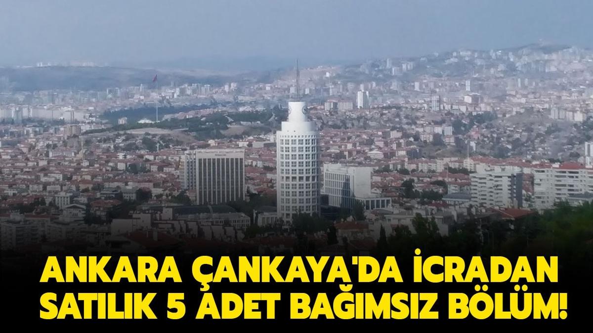 Ankara ankaya'da icradan satlk 5 adet bamsz blm!
