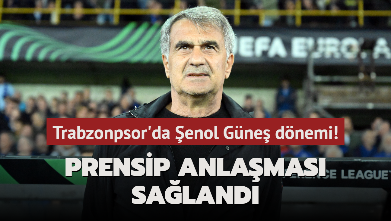 Trabzonpsor'da enol Gne dnemi! Prensip anlamas saland