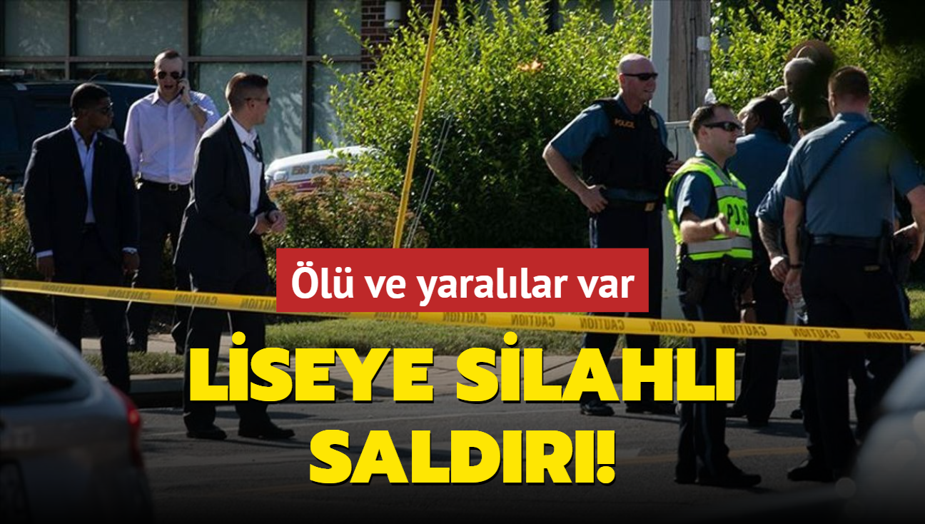 ABD'de liseye silahl saldr: l ve yarallar var