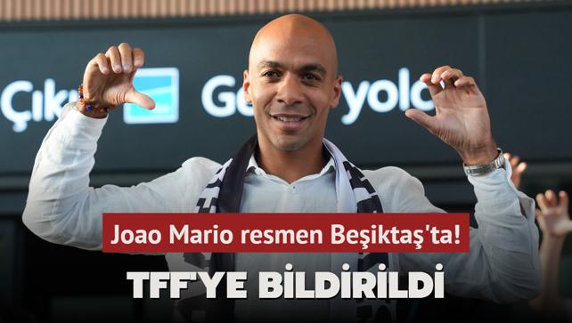 Joao Mario resmen Beikta'ta! TFF'ye bildirildi