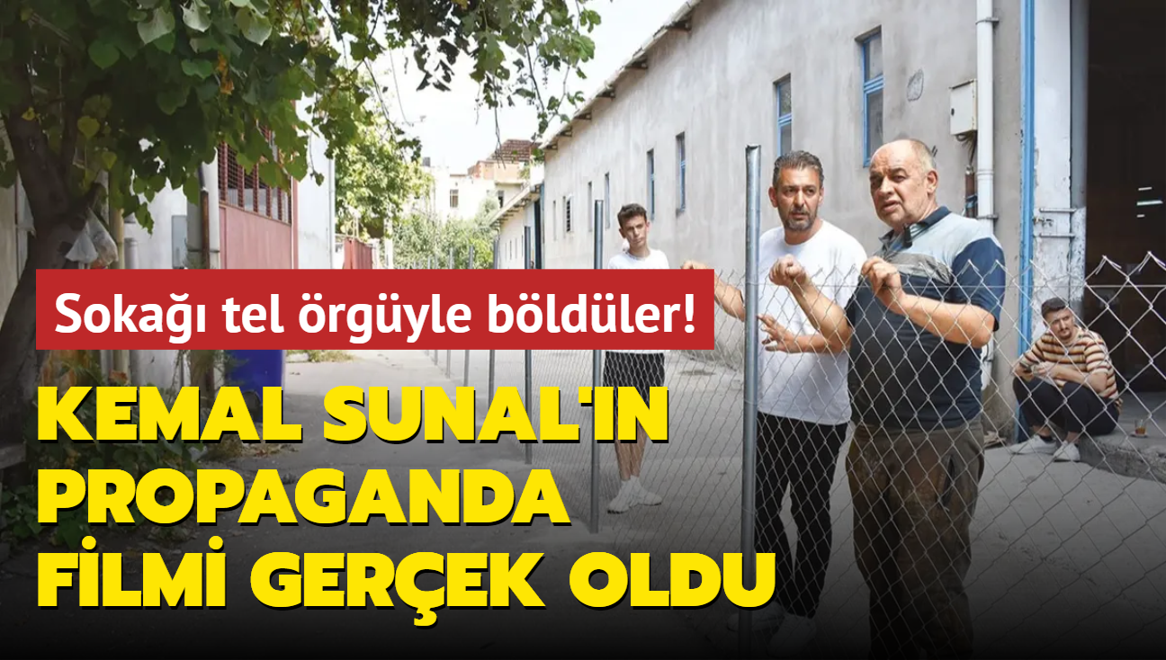 Soka�� tel �rg�yle b�ld�ler!