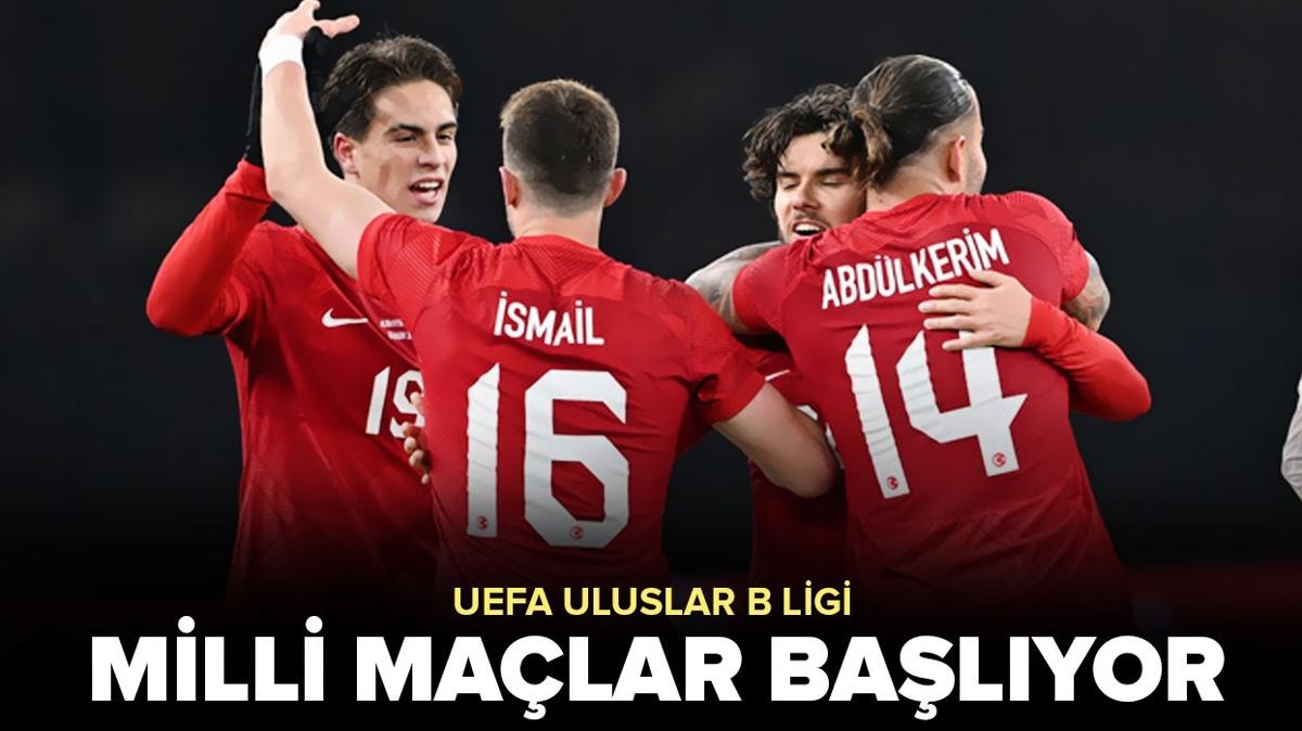 Milli malar ne zaman" 2024 UEFA Uluslar Ligi: Trkiye-Galler, zlanda ve Karada ma tarihleri