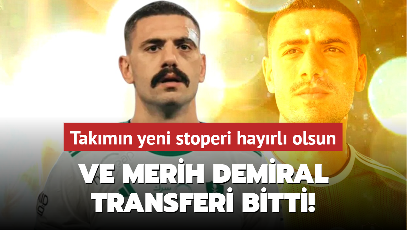 Ve Merih Demiral transferi bitti! Takmn yeni stoperi hayrl olsun