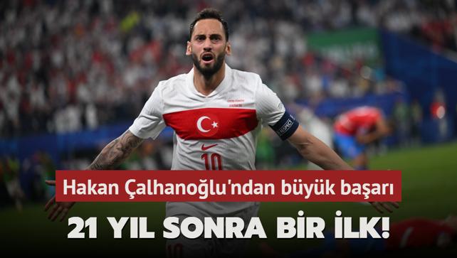 21 yl sonra bir ilk! Hakan alhanolu'ndan byk baar