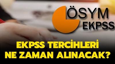 EKPSS tercihleri ne zaman başlayacak? 2024 EKPSS tercih kılavuzu ne zaman yayınlanır?