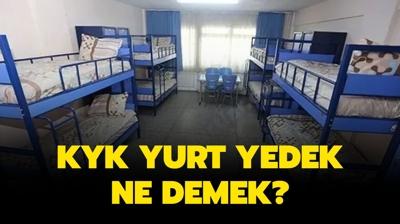 KYK yurt yedek ne demek 2024? KYK yurt yedek sırası ne zaman gelir?