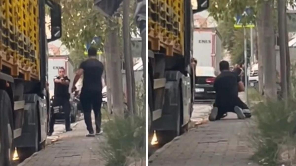 Ataehir'de denetimden kaamayan adam intihara kalkt