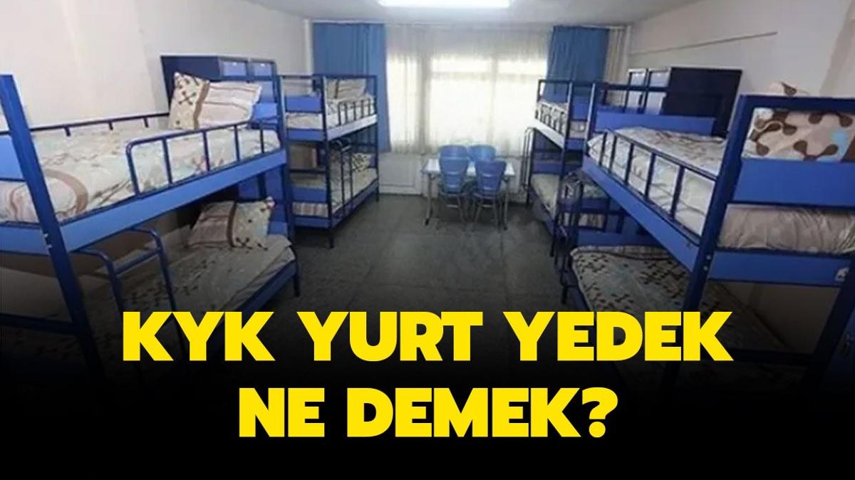 KYK yurt yedek ne demek 2024" KYK yurt yedek sras ne zaman gelir"