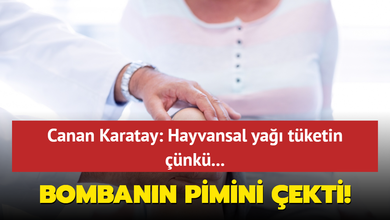 Marjinal isim Canan Karatay bombann pimini ekti! Eklem arlarnn kayna bu besini tketmemek