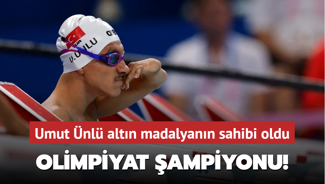 Olimpiyat ampiyonu! Umut nl altn madalyann sahibi oldu