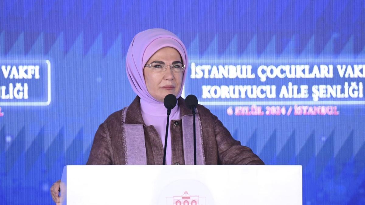 Emine Erdoan: Her ocuk, kalbinde umut tayan bir hikayedir