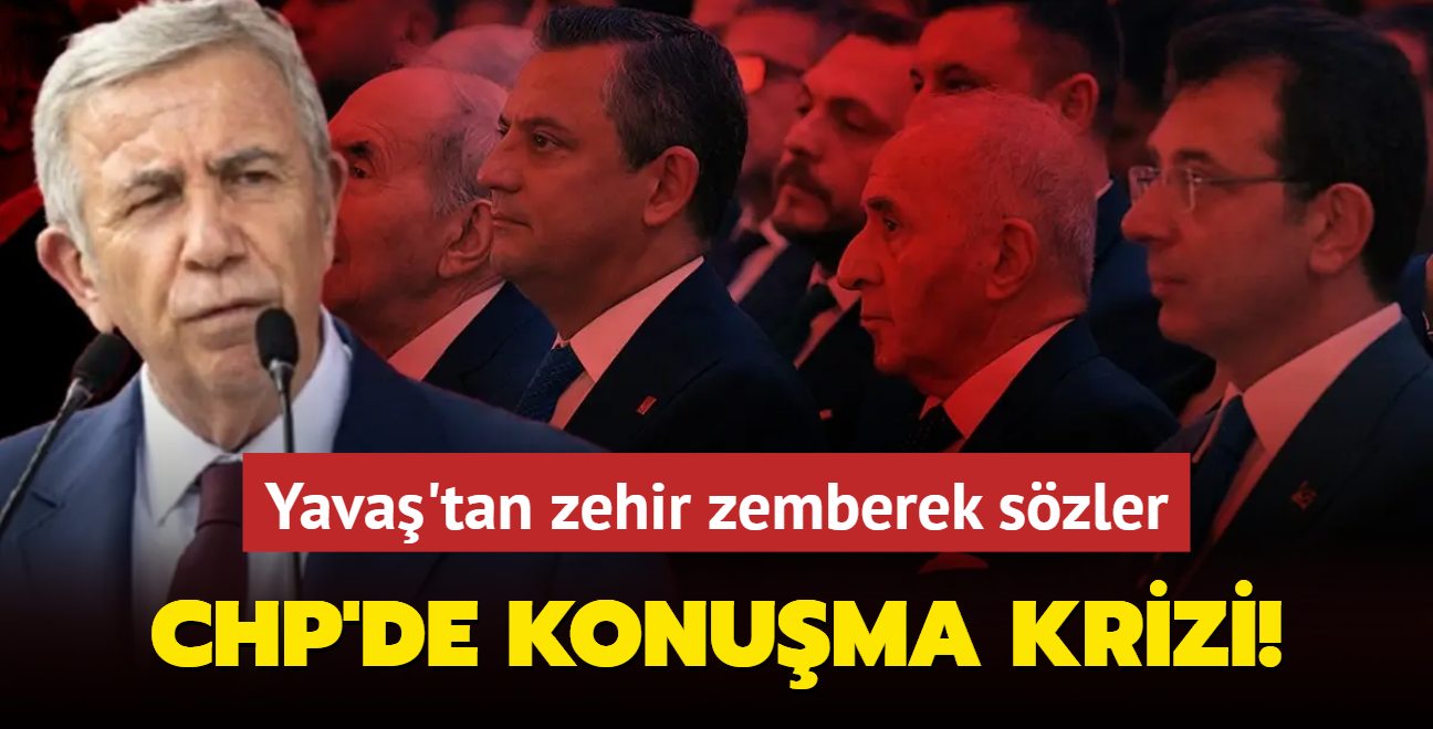 CHP'de mamolu-Yava krizi! Mansur Yava'tan genel merkeze zehir zemberek szler