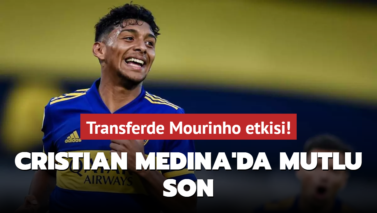 Cristian Medina'da mutlu son