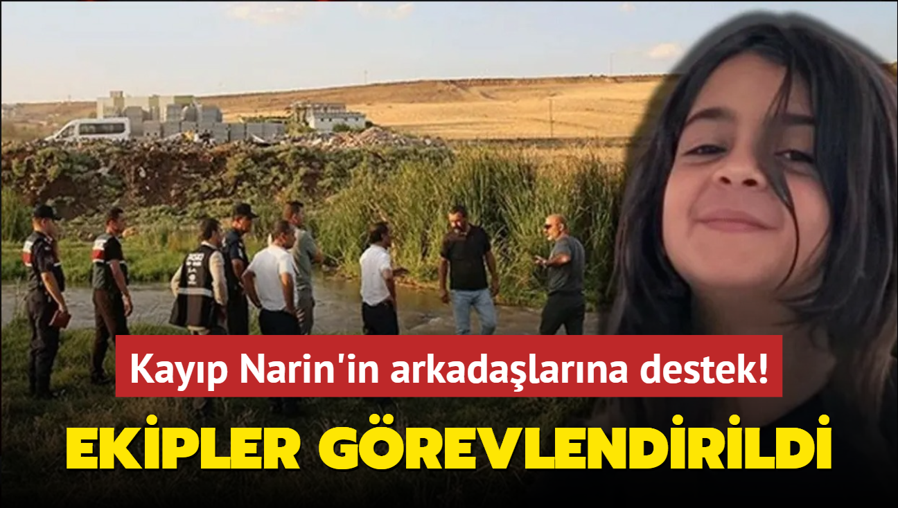 Kayp Narin'in arkadalarna destek! Aile ve Sosyal Hizmetler l Mdrl devreye girdi