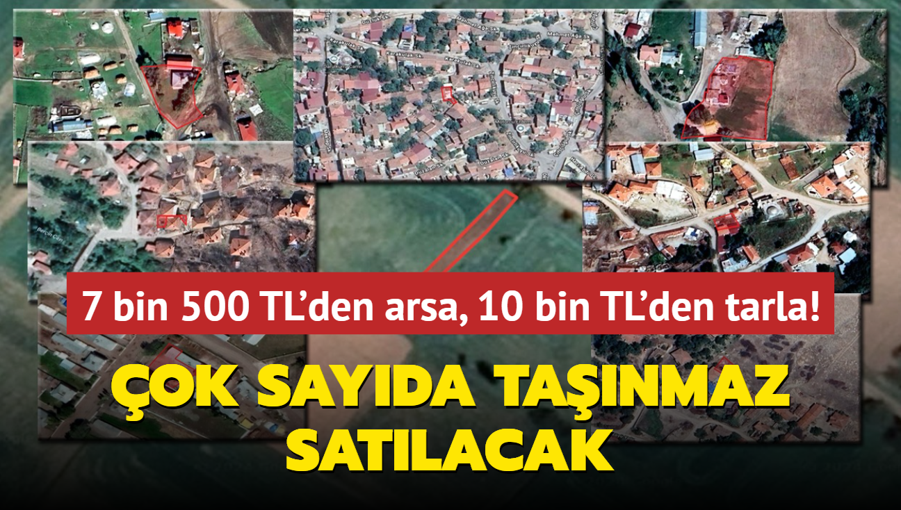 Resmen akland: ok sayda tanmaz satlacak! 7 bin 500 TL'den arsa, 10 bin TL'den tarla