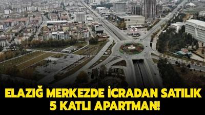 Elaz merkez'de icradan satlk 5 katl apartman!