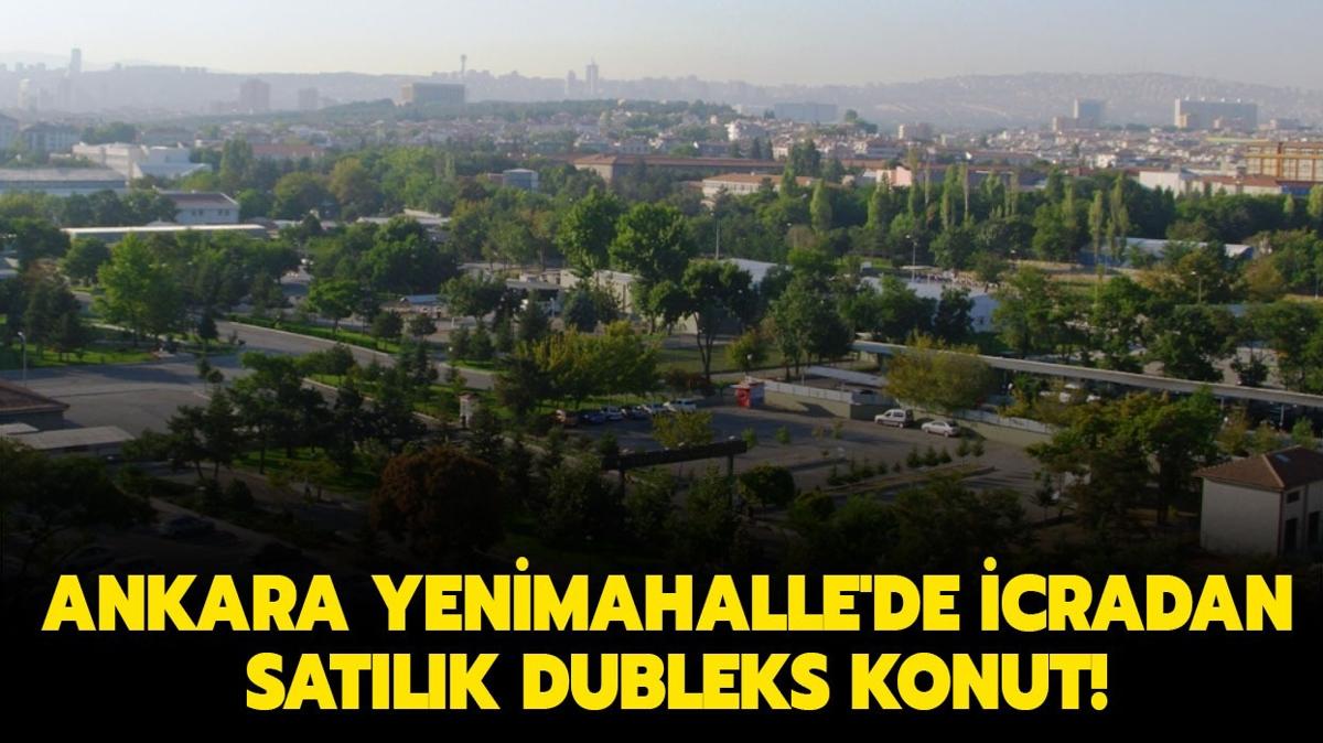 Ankara Yenimahalle'de icradan satlk dubleks konut!