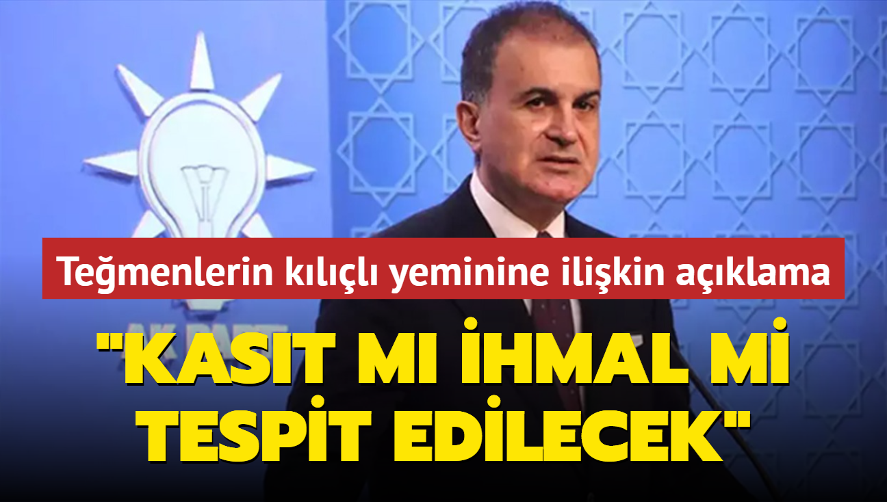 elik'ten temenlerin kll yeminine ilikin aklama: Kast m ihmal mi tespit edilecek