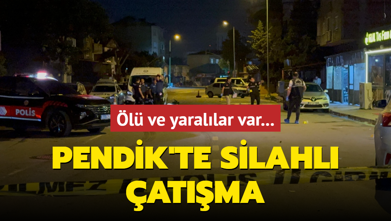 Pendik'te silahl atma: l ve yarallar var...