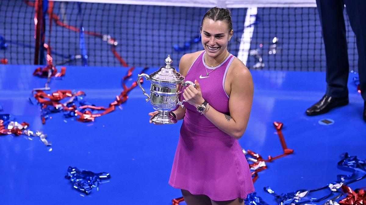 Aryna Sabalenka'dan 3.grand slam ampiyonluu