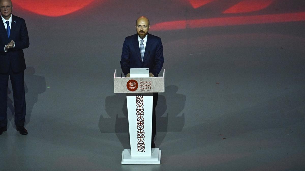Dnya Etnospor Konfederasyonu Bakan Bilal Erdoan geleneksel sporlar iaret etti: nclk ediyoruz