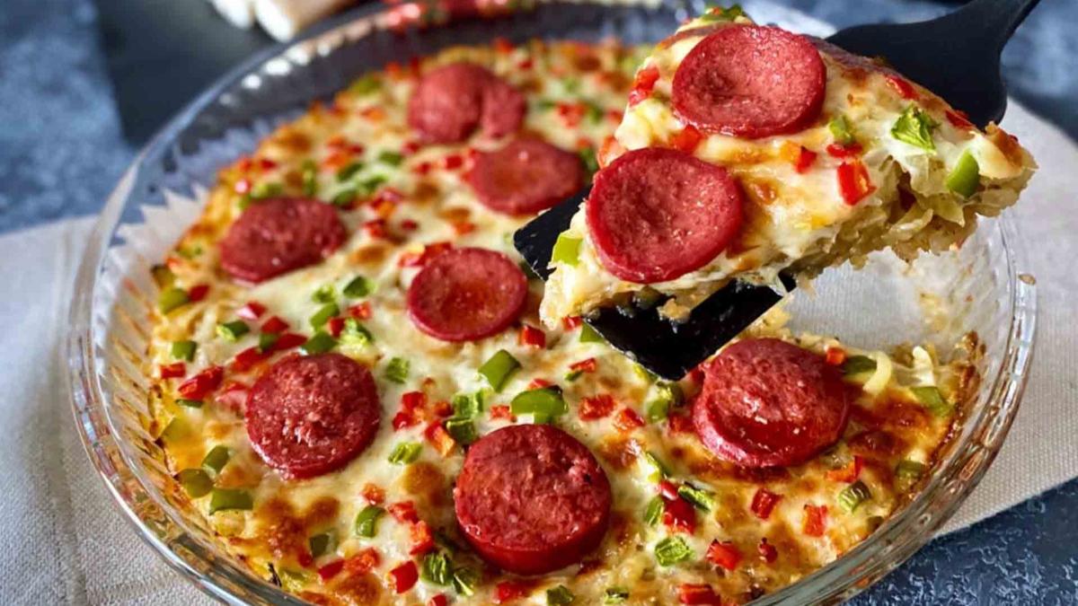 Kahvaltlk len! Patates pizza tarifi, kokusu yan odadan geliyor