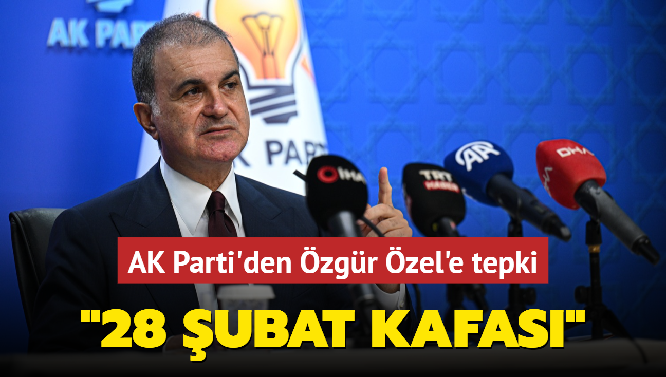 AK Partili elik'ten zgr zel'e tepki... "Kamu alan blmek 28 ubat kafasdr" 