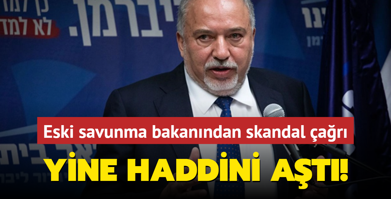 srail'de eski savunma bakanndan skandal ar... Yine haddini at!