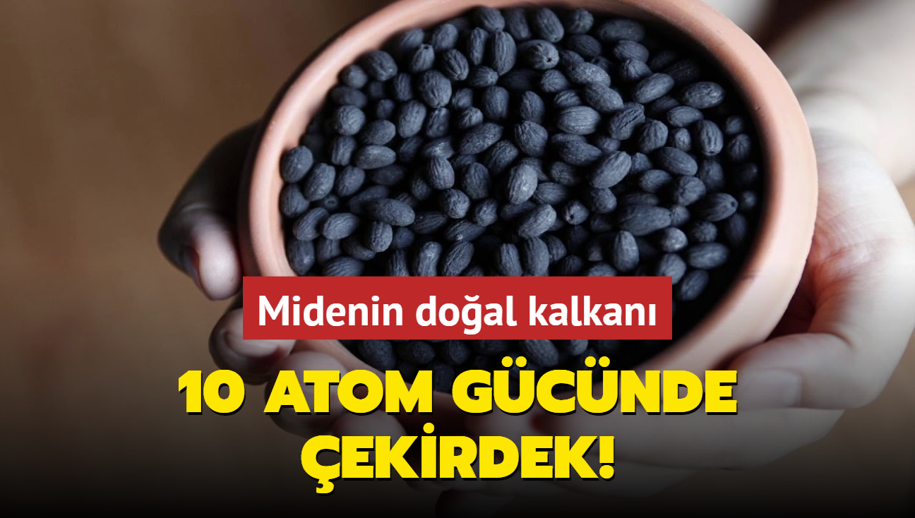 10 atom gcnde ekirdek! Midenin doal kalkann pe atan bin piman oluyor