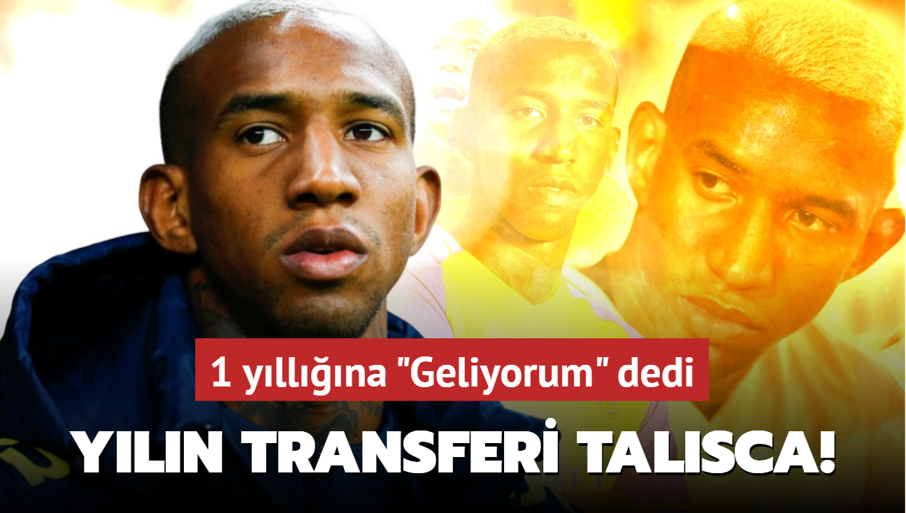 Ve yln transferi Anderson Talisca! 1 yllna 'Geliyorum' dedi...