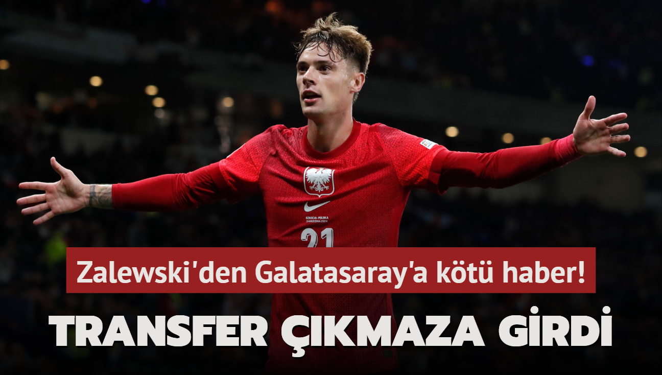 Zalewski'den Galatasaray'a kt haber! Transfer kmaza girdi