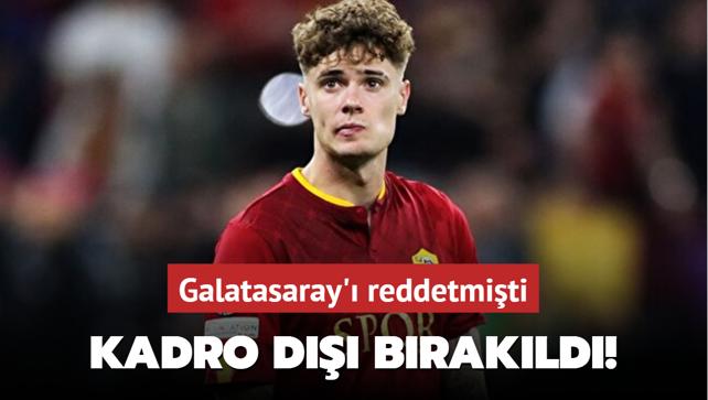 Galatasaray' reddetmiti! Kadro d brakld