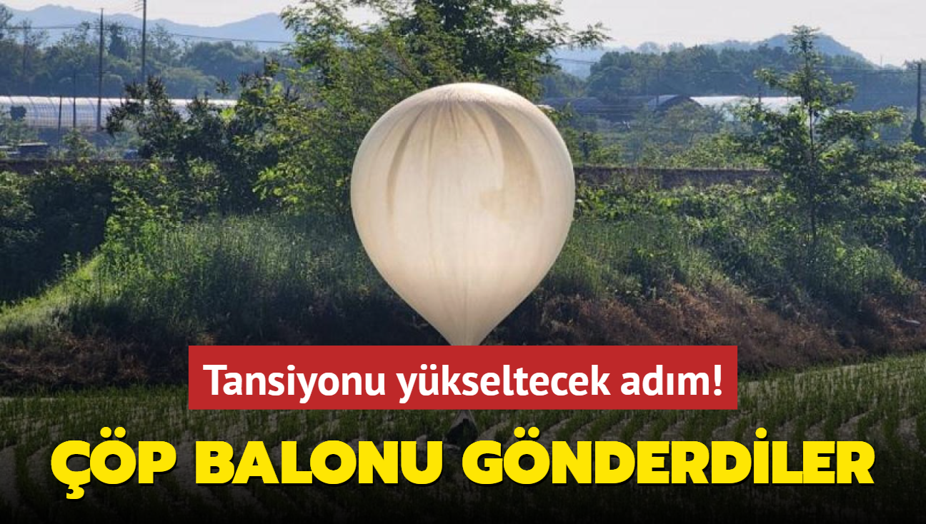 Blgede gerilimi artracak adm! p balonu gnderdiler