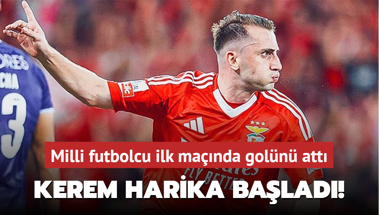 Kerem Aktrkolu harika balad! Milli futbolcu ilk manda goln att