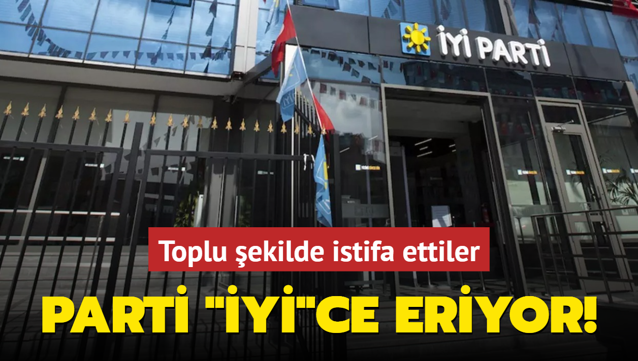 Parti "Y"ce eriyor! 41 kii istifa etti