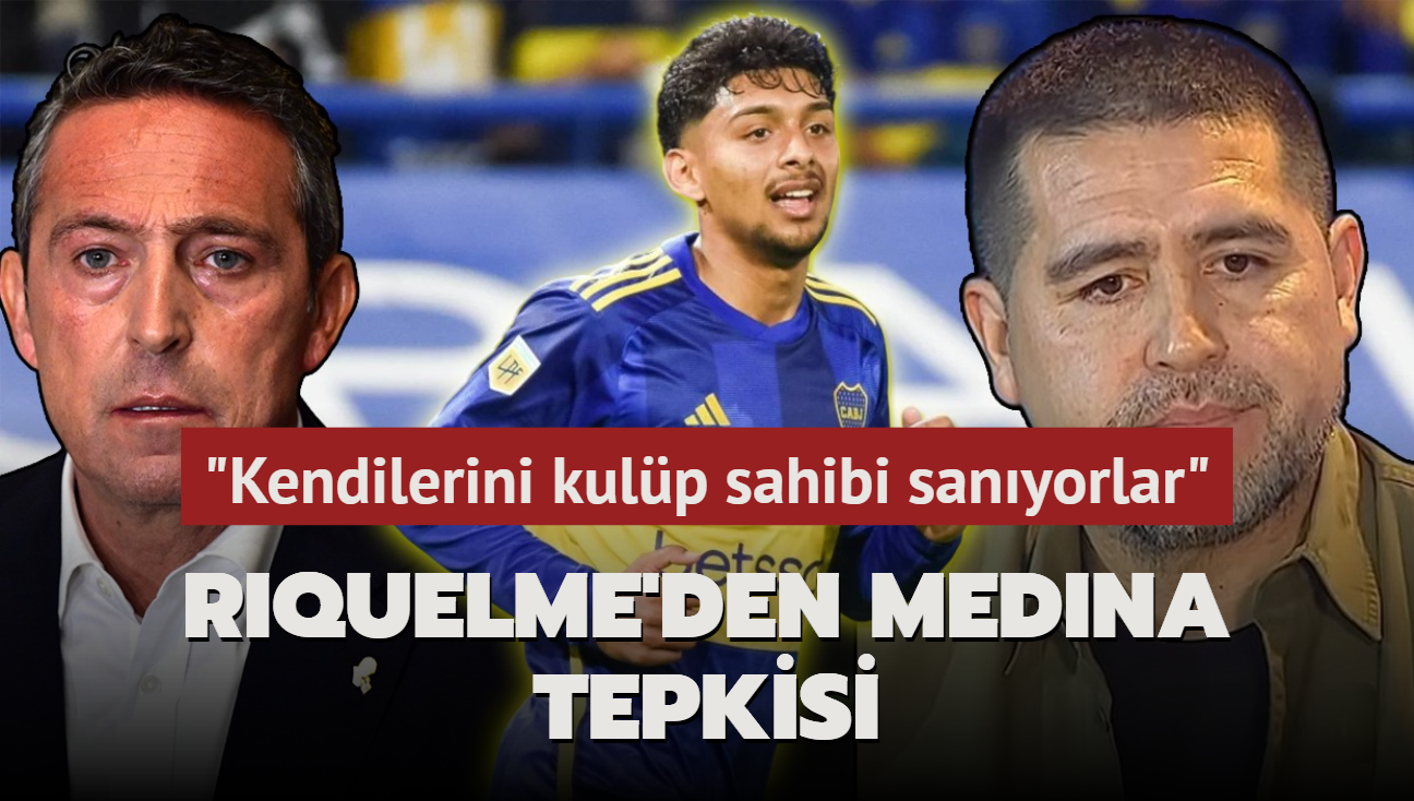 Riquelme'den Medina tepkisi! "Kendilerini kulp sahibi sanyorlar"