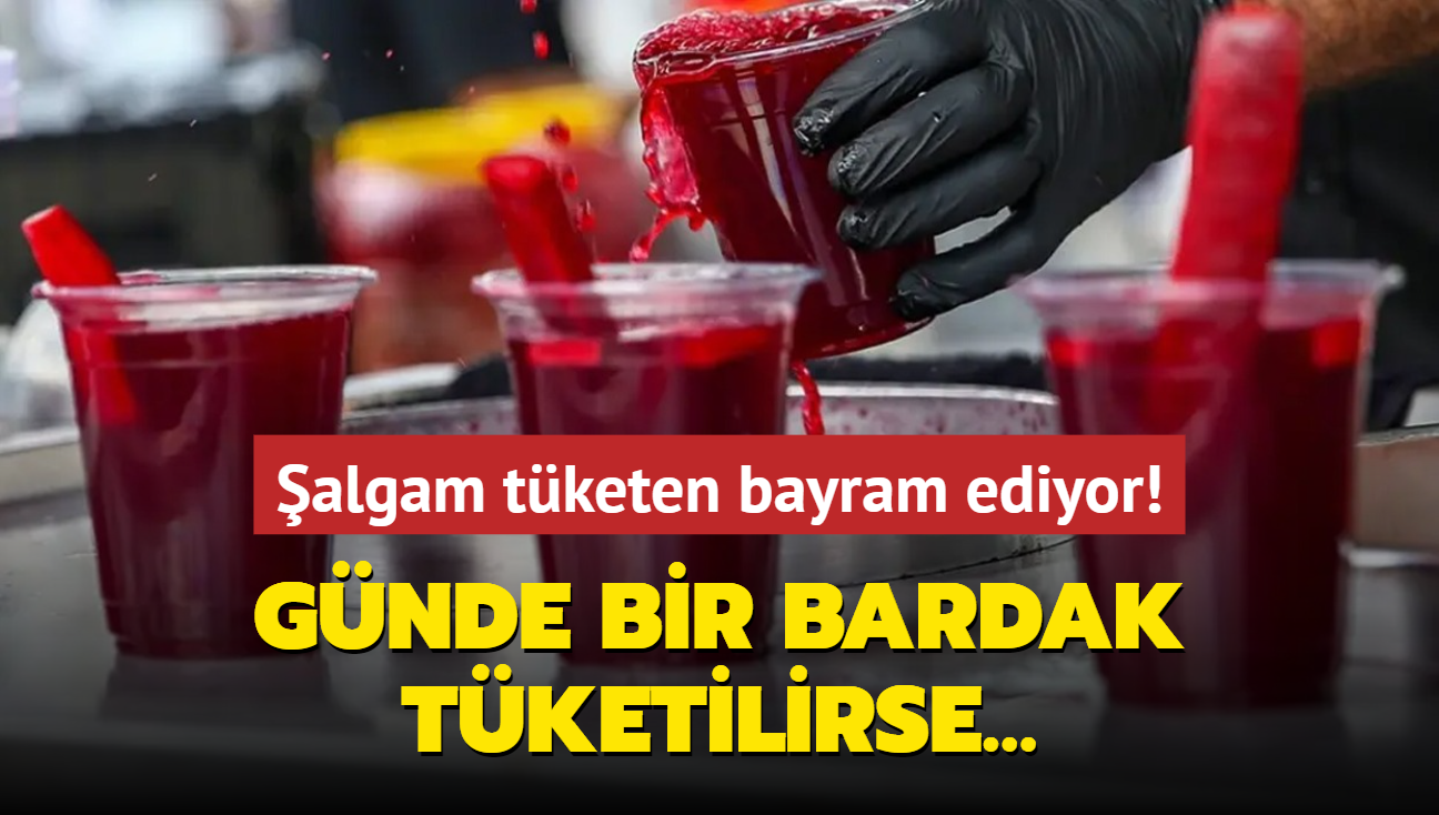 algam tketen bayram ediyor! Gnde bir bardak tketilirse