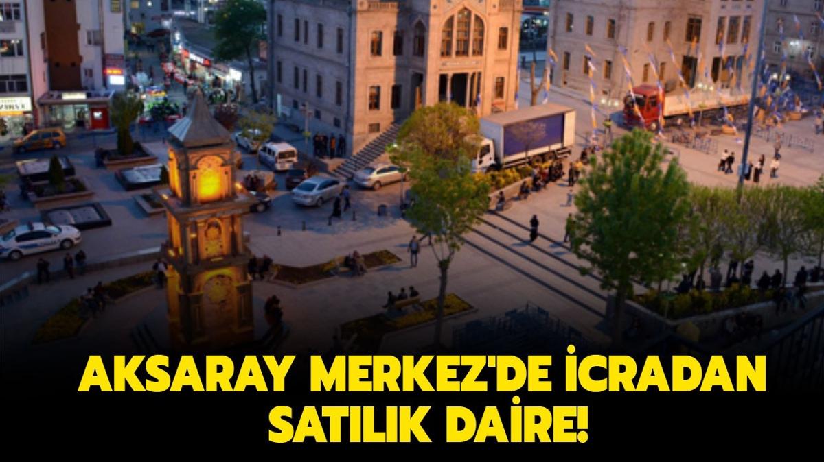 Aksaray Merkez'de icradan satlk daire!