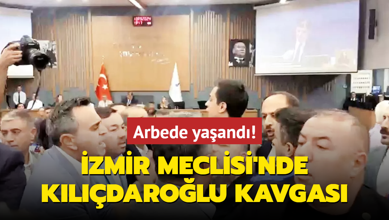 Arbede yaand! zmir Meclisi'nde Kldarolu kavgas