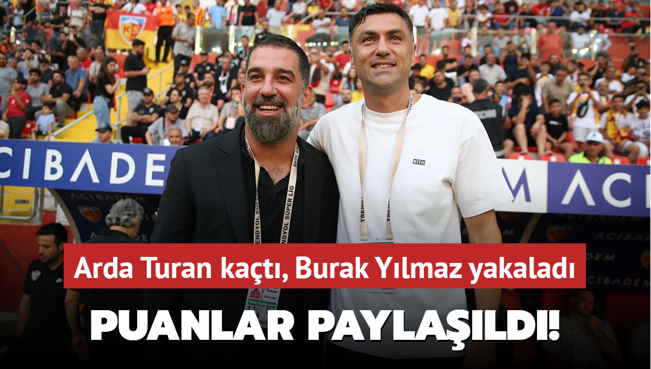 Arda Turan kat, Burak Ylmaz yakalad! Mata puanlar paylald