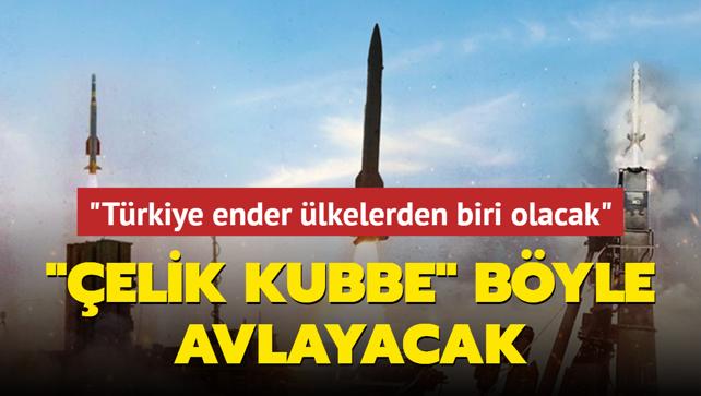 'elik Kubbe' byle avlayacak: Trkiye ender lkelerden biri olacak