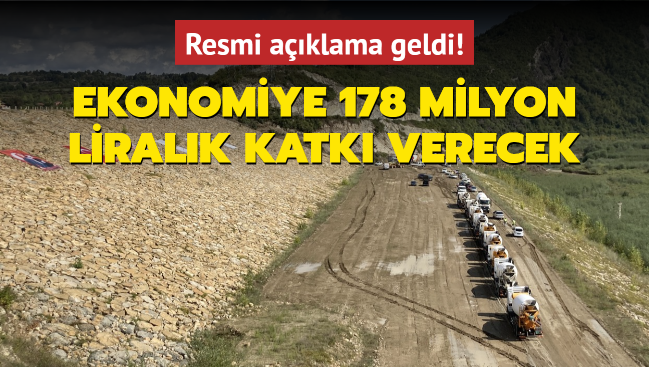 Resmen akladlar: Ekonomiye yllk 178 milyon lira katk salayacak