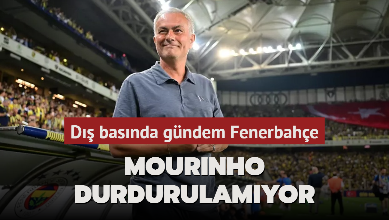 Mourinho durdurulamyor