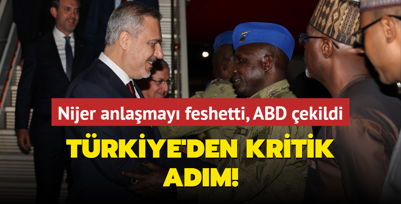 Nijer anlamay feshetti, ABD lkeden ekildi... Trkiye'den kritik adm!