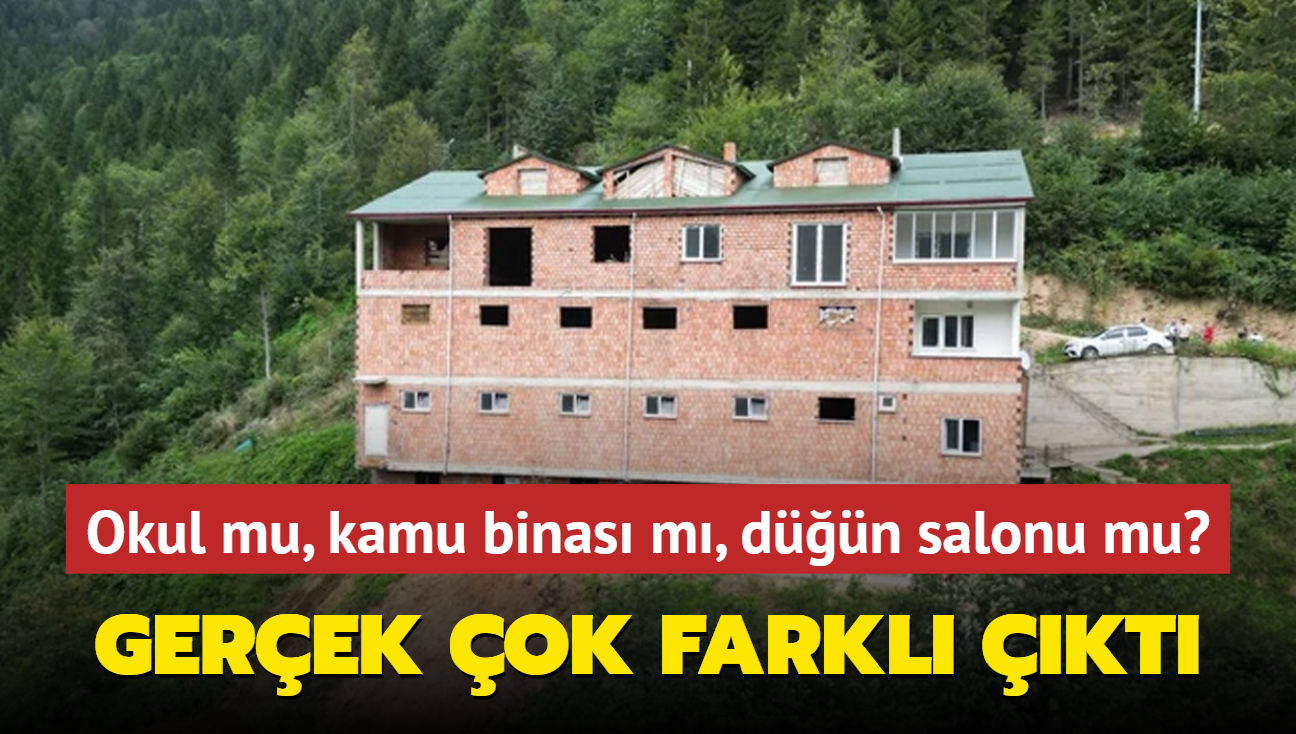 Okul mu, kamu binas m, dn salonu mu" Gerek ok farkl kt